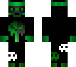 green skull skin