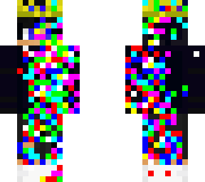 my skin with techno’s crown (in remembrance of technoblade rip)