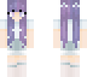 overall shorts (hair in two ponytails)