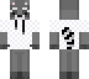 racoon with white hoodie