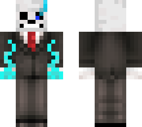 sans with fire and in suit