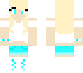 teen blonde girl - (summer clothes)