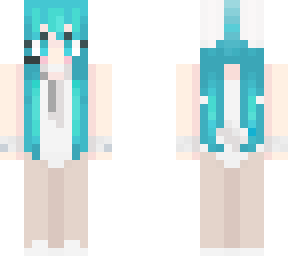 white bunny-girl hatsune miku // vocaloid