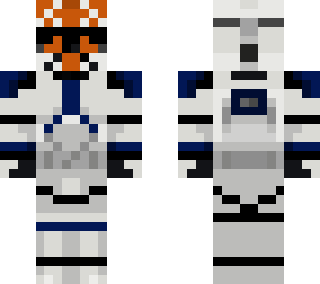 332nd company clone trooper (501st) - phase 2 armour - star wars - clone wars