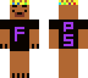bear with technoblade's crown