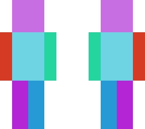 multicolored skin