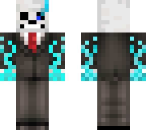 sans with fire and in suit done