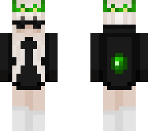 emerald jacket w/ glasses