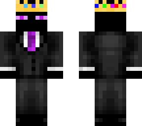 enderman with techno crown