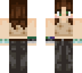 girl w/ short brown hair and bracelets
