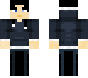 grey hoodie minecraft skin