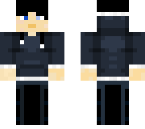 grey hoodie minecraft skin