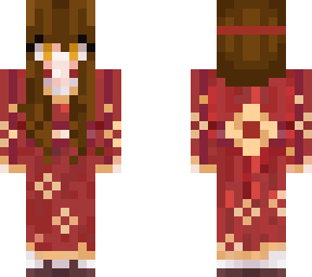 red kimono