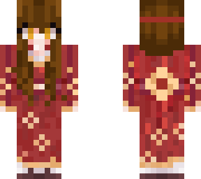 red kimono