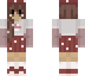 reupload! girl with red mushroom dress and hat