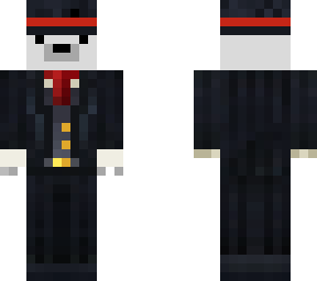 seal in a suit