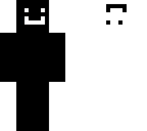 black and white