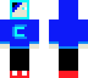 c letter boy skin with both winter and summer side