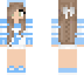 cute blue girl