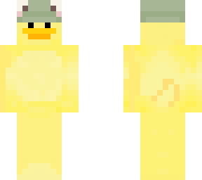 duck with frog hat