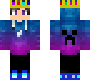 galaxy boy with crown