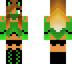 green fox girl
