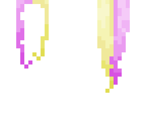 pastel purple & yellow hair
