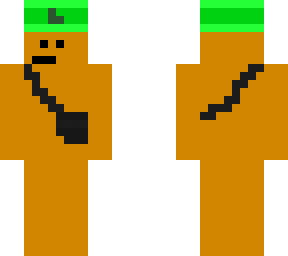 randem yellow guy with hat and sachet