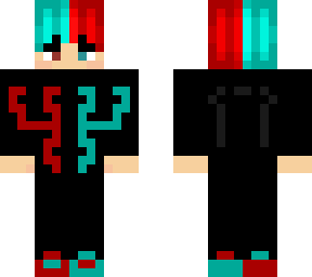 red and blue boy