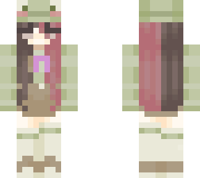 rosie_playzzzz official skin ! (with purple ribbon)