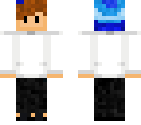 basic skin with beanie and white sweater