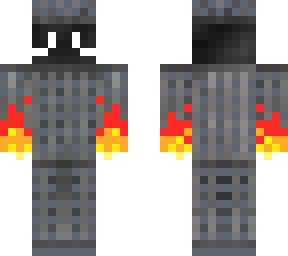 flaming trash