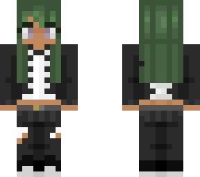 green hair