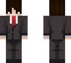 grey suit