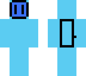 i made myself in light blue among us suit