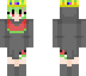 melony with technoblade crown