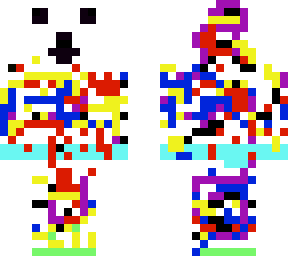 pixeled out 505010 | Minecraft Skin