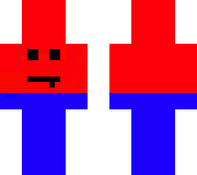 red and blue mix