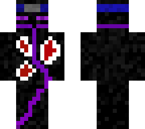un enderman con facha otaku de naruto usumaki