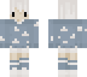 white haired cloud boi