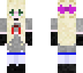 blonde highschool girl with green eyes