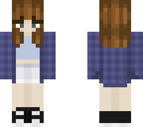 flannel shirt girl