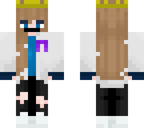 girl skin with mask, crown and labcoat