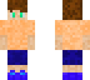 orange shirt kid with grren eyes