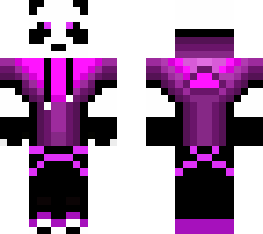purple hoodie gamer panda