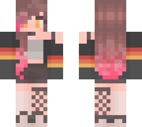 retro pink hair