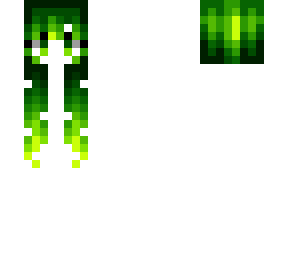 female hb - dark green neon glow fade v2