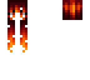 female hb - dark red neon glow fade v2