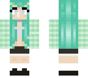 green plaid