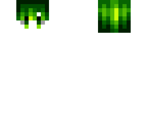 male hb - dark green neon glow fade